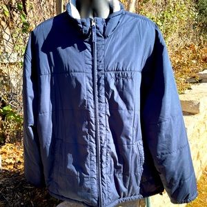 Nautica, Blue, Long Sleeve, Jacket, Size XXL